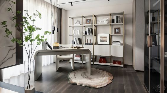 書房軟裝設計講究“亮、雅、靜”